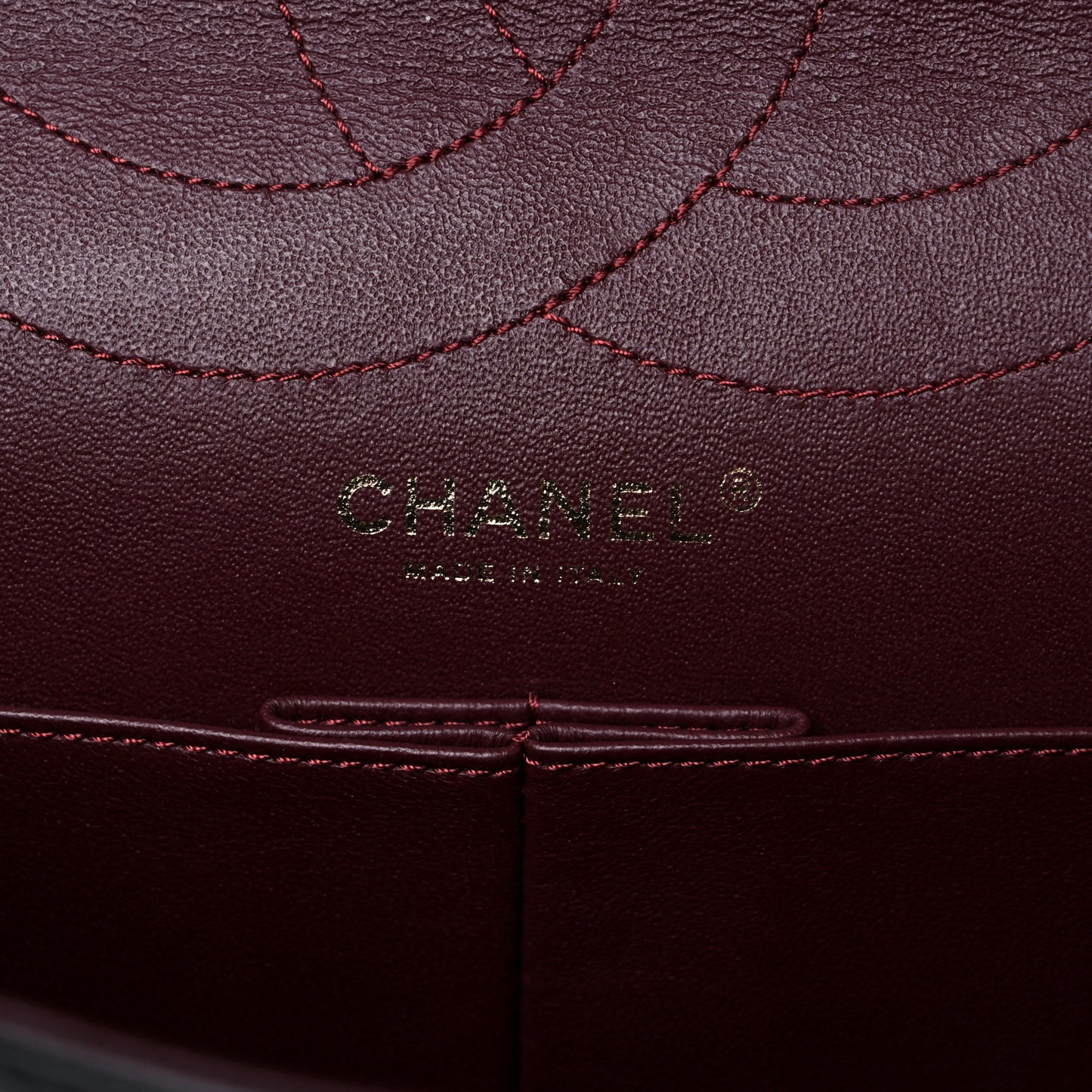 Aged Calfskin Quilted 2.55 Reissue 227 Flap Black
