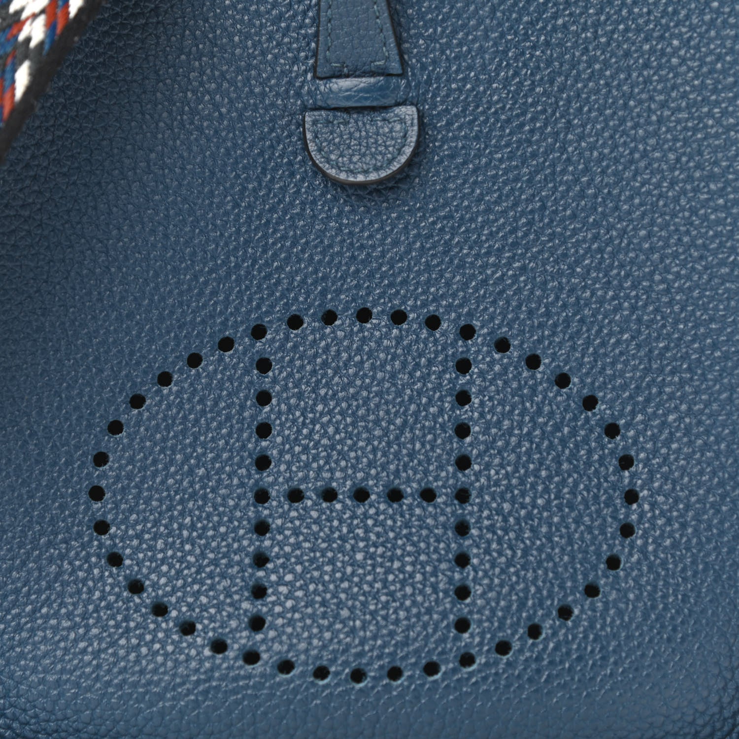 Hermes Taurillon Clemence Zigzag Evelyne TPM Deep Bleu Bleu Zellige Indigo Black 9 of 11