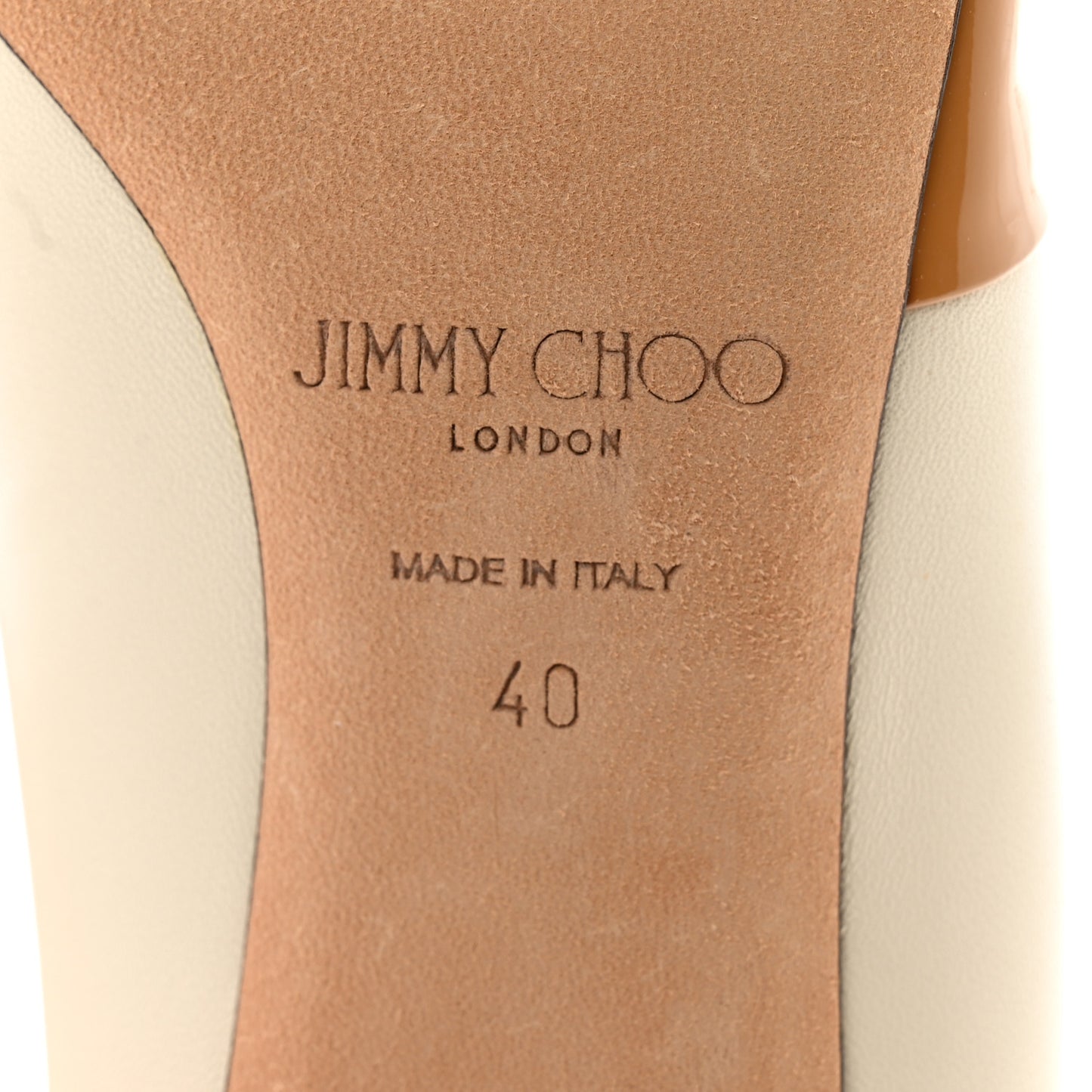 Patent Calfskin Love 85 Pumps 40 Beige