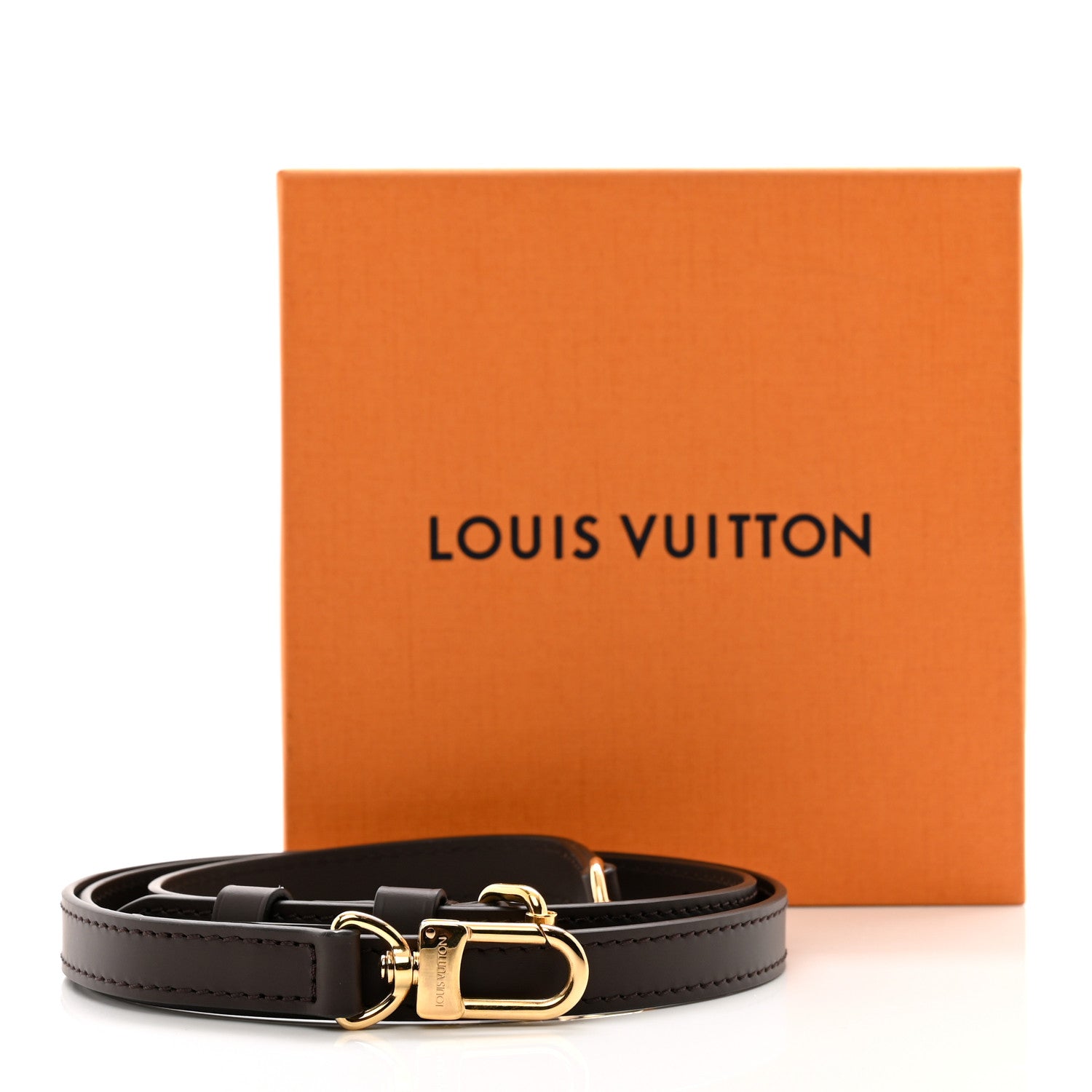 Louis Vuitton Calfskin 16mm Adjustable Shoulder Strap Ebene 4 of 4