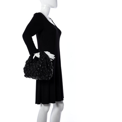 Valentino Garavani Nappa Small Spikeme Hobo Bag Black 3 of 10
