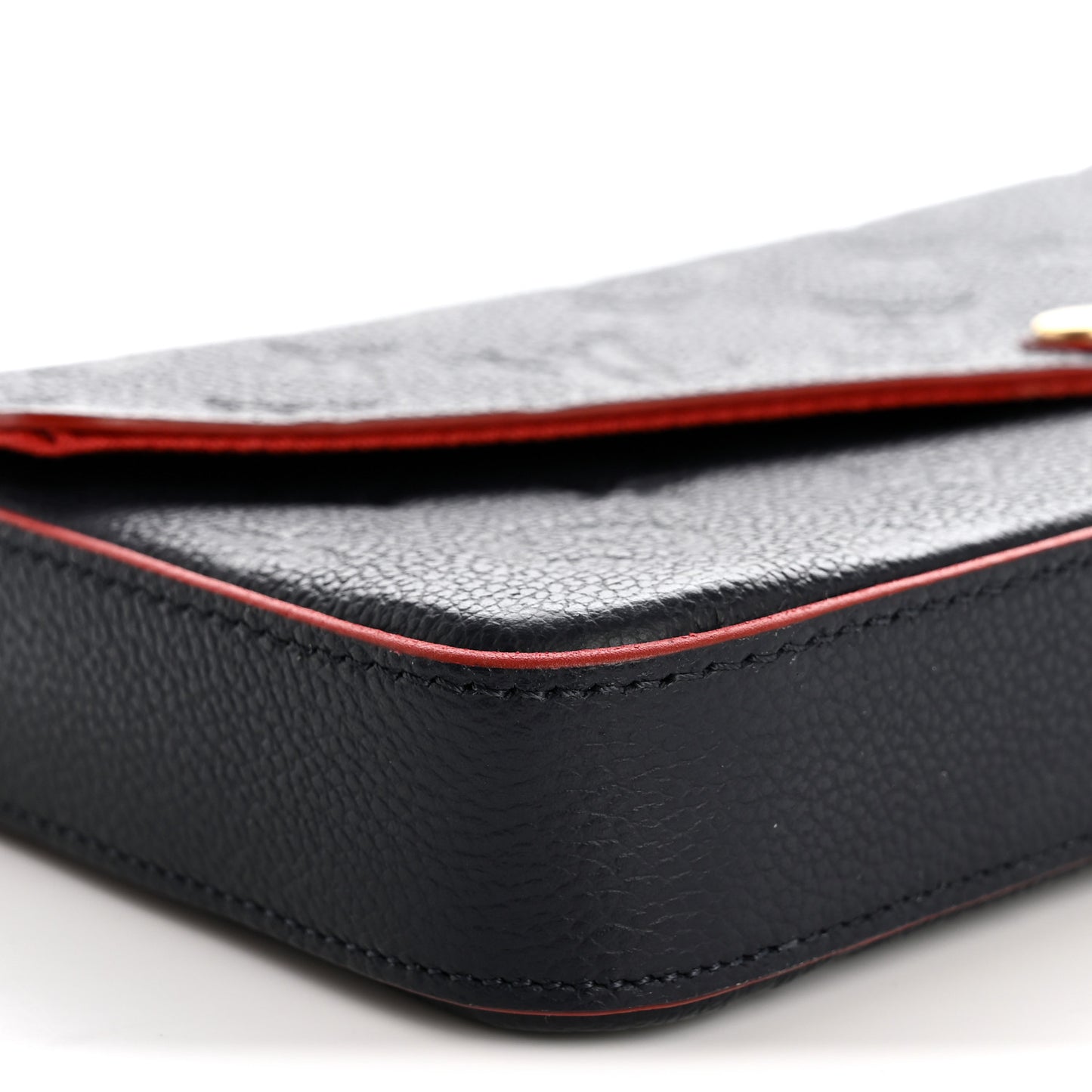 Empreinte Pochette Felicie Chain Wallet Marine Rouge