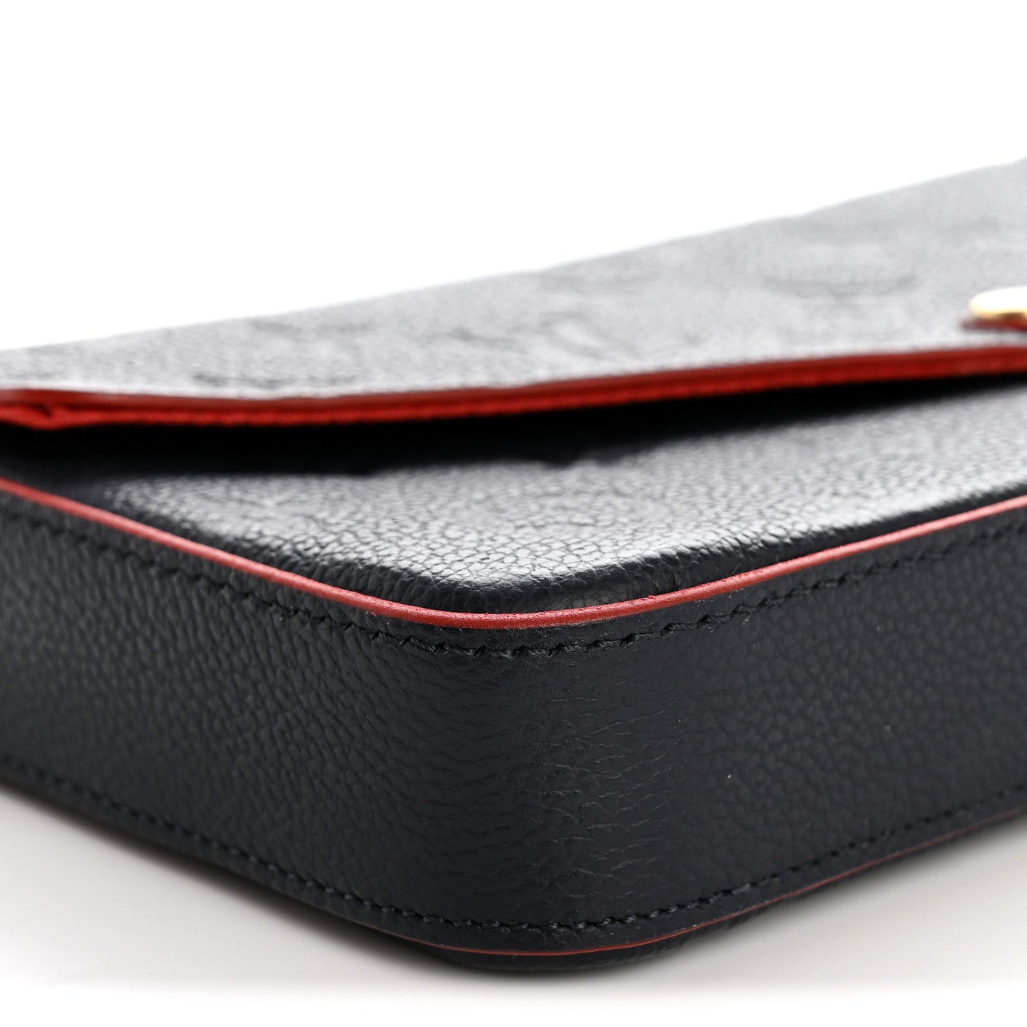 Louis Vuitton Empreinte Pochette Felicie Chain Wallet Marine Rouge 10 of 11