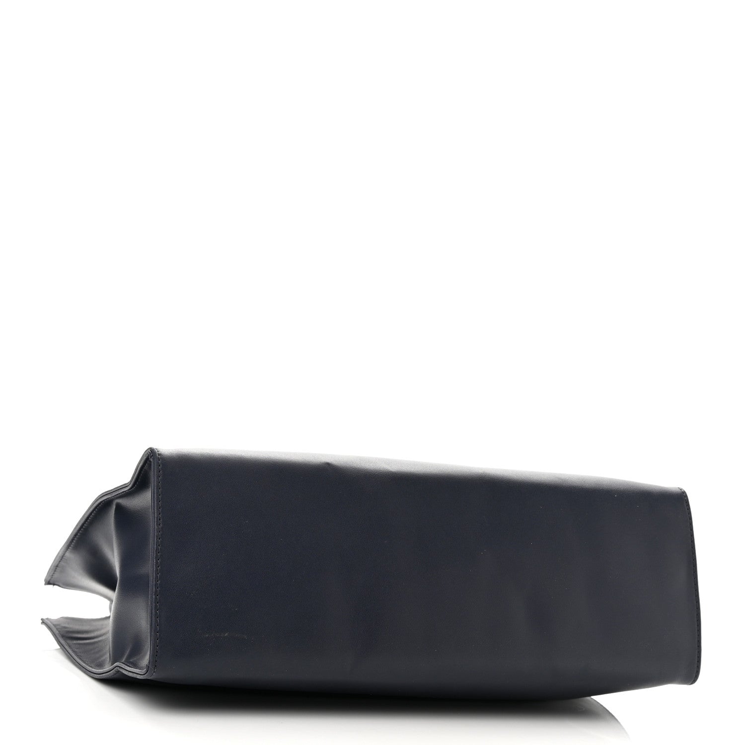 Telfar Vegan Leather Medium Shopping Bag Navy 4 of 9