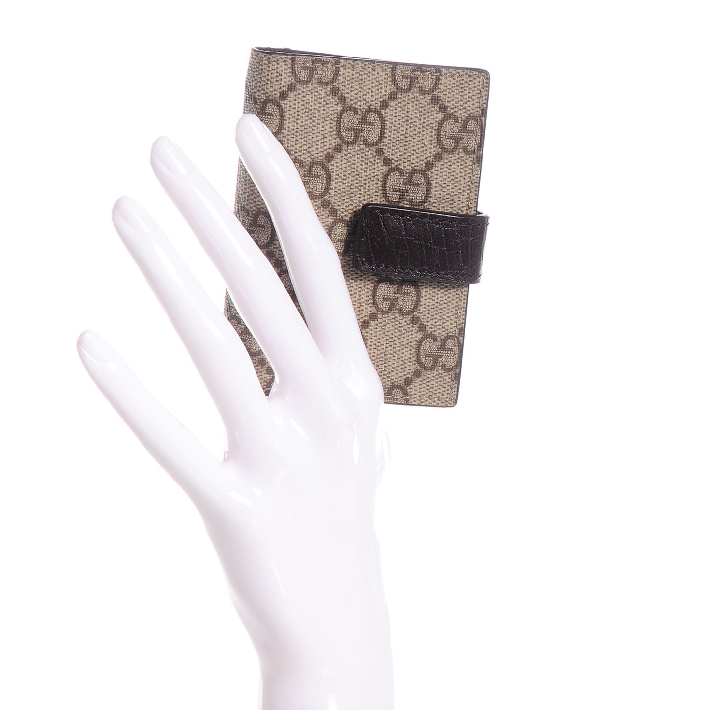 Monogram GG Plus Avel Card Holder Wallet Beige Ebony Cocoa