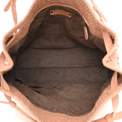 Bottega Veneta Nappa Intrecciato Bella Tote Flamingo 6 of 14