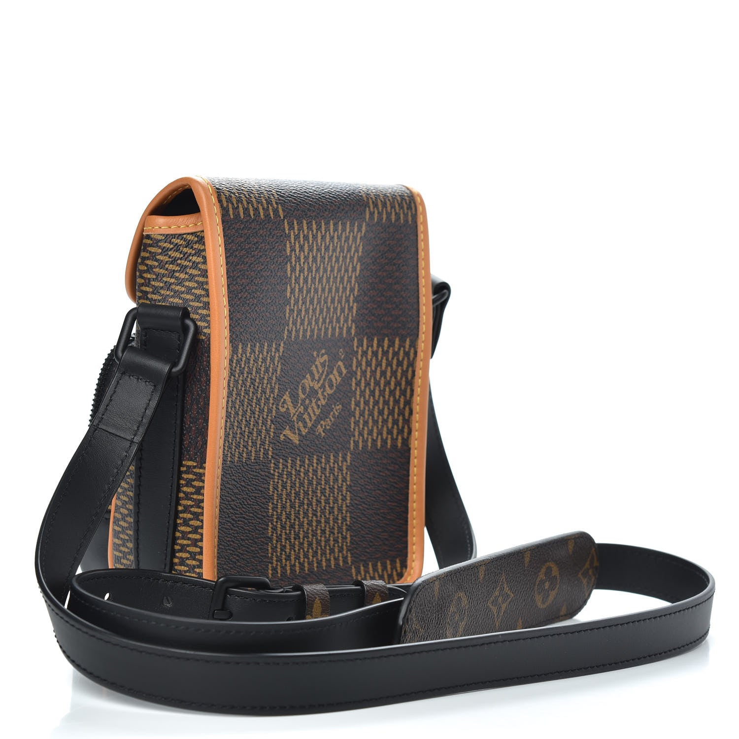 Louis Vuitton X NIGO Giant Damier Ebene Monogram Nano Amazone Messenger 3 of 10