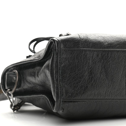 Balenciaga Agneau Classic Hardware Graffiti Handles S City Black 5 of 10