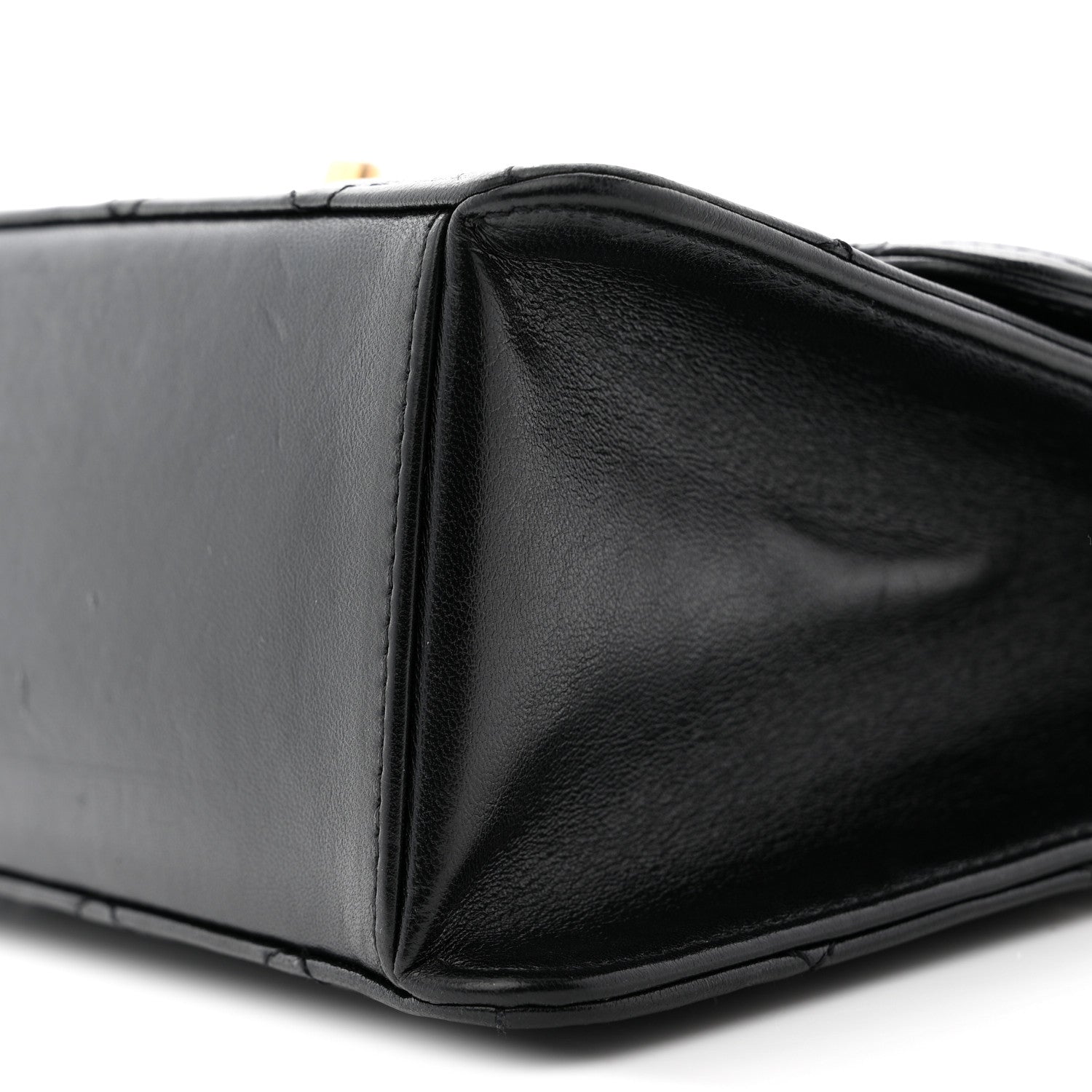 Chanel Lambskin Quilted CC Logo Mini Flap Black 10 of 13
