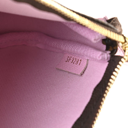 Louis Vuitton Monogram 2021 Christmas Animation Japanese Garden Mini Pochette Accessories Wisteria Pink 8 of 10
