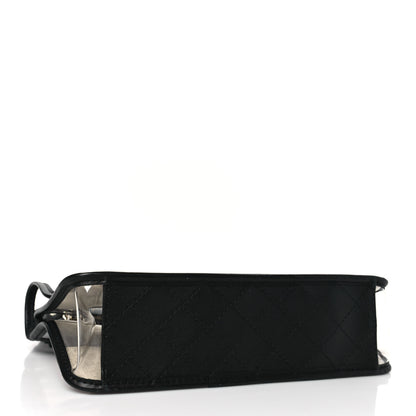 Chanel Lambskin PVC Sand By The Sea Flap With Pearl Strap Black 4 of 9
