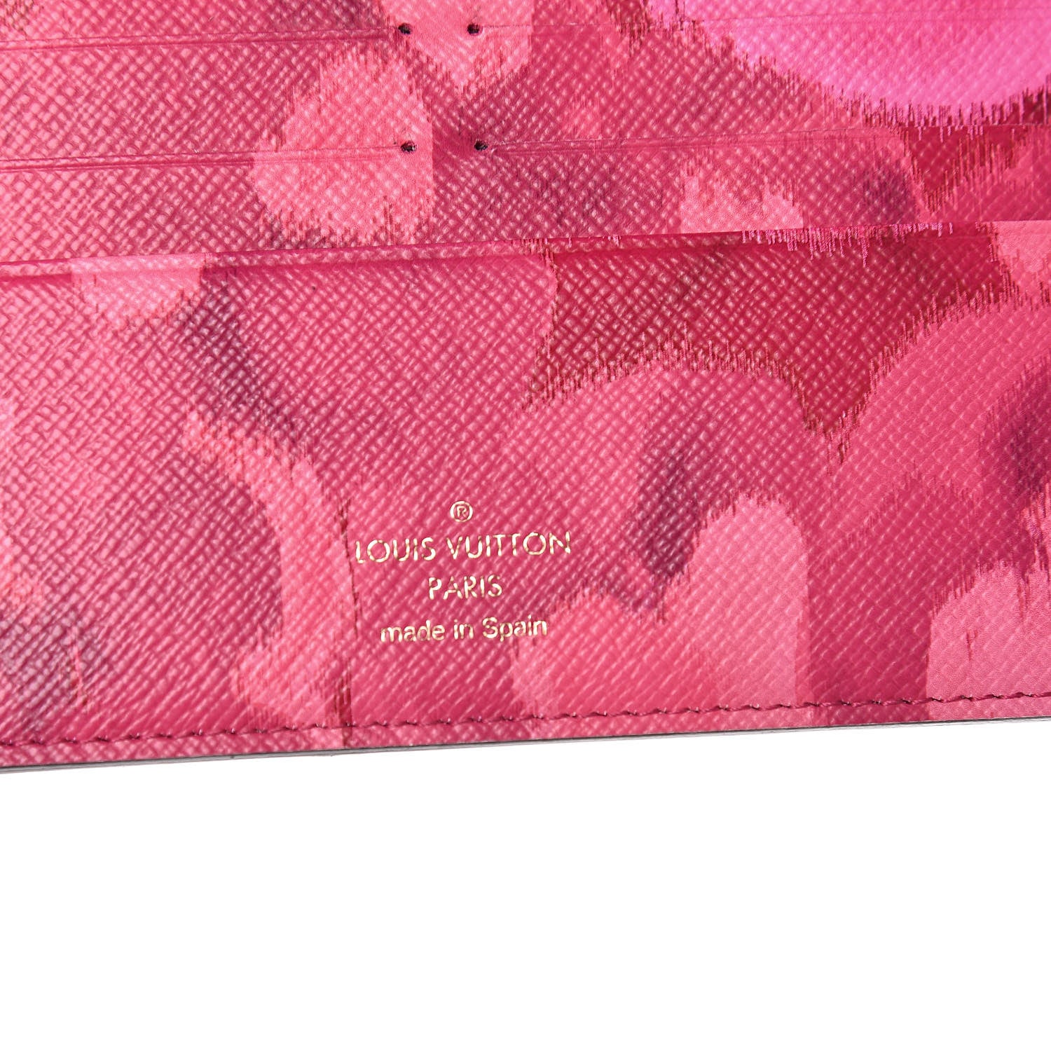 Louis Vuitton Monogram Articles de Voyage Ikat Insolite Wallet Rose Indien 6 of 11
