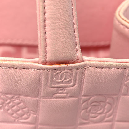 Chanel Lambskin Precious Symbols Shopping Tote Pink 12 of 16