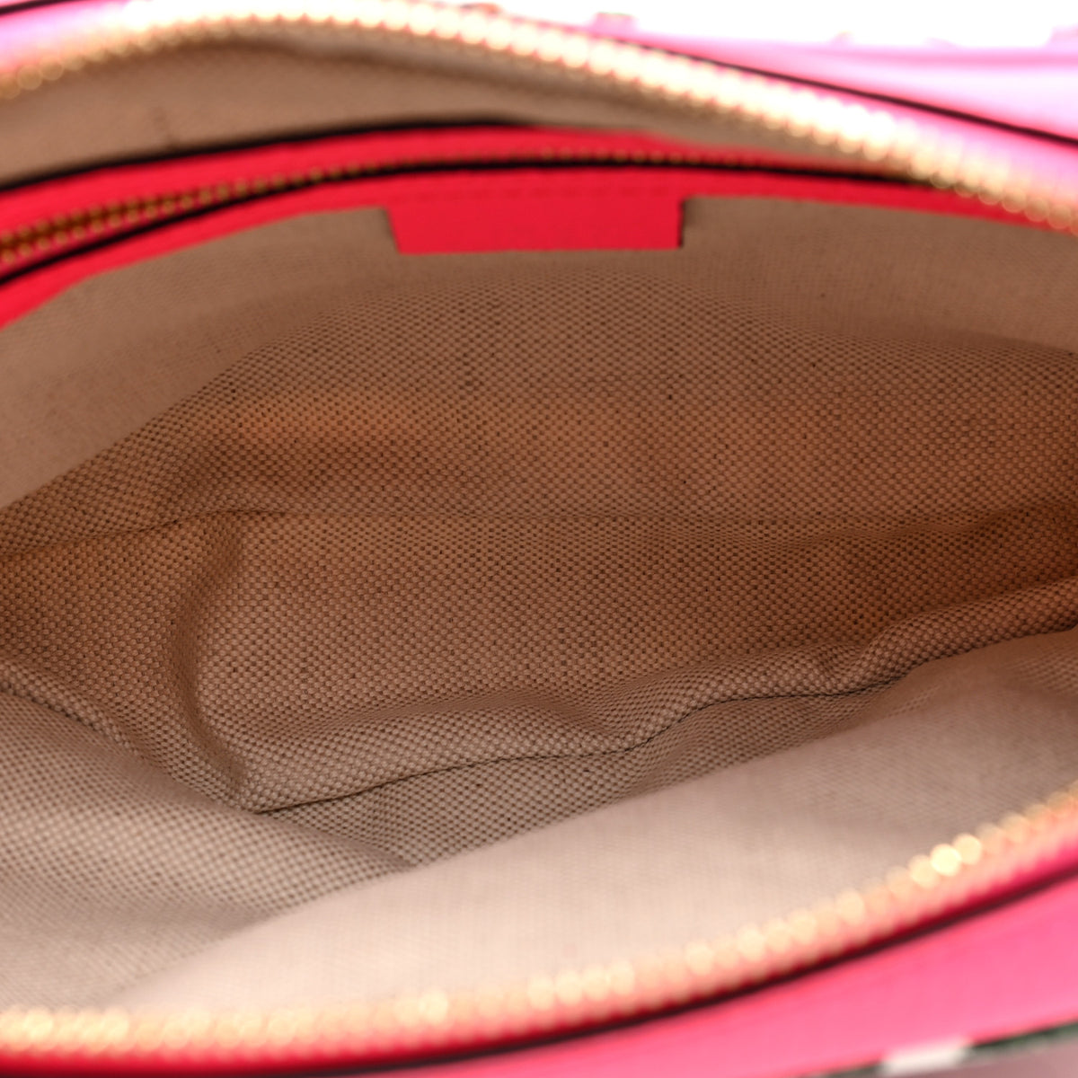 Canvas Flora Floral Shoulder Bag White Fuchsia Fluo