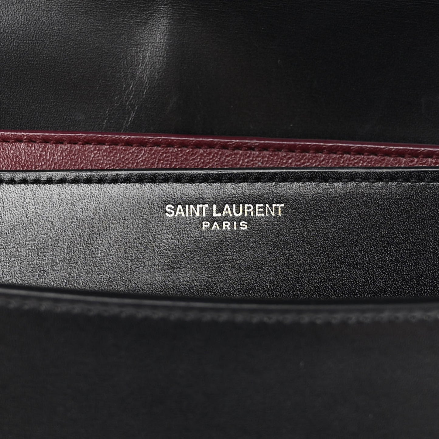 Smooth Calfskin Monogram Cassandra Clasp Bag Black Rouge Legion