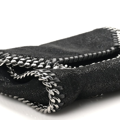 Stella McCartney Shaggy Deer Tiny Fold Over Falabella Tote Black 8 of 9
