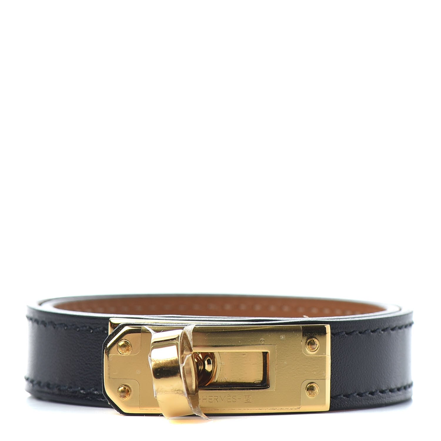 Hermes Box Kelly Double Tour Bracelet T2 Black 1 of 4