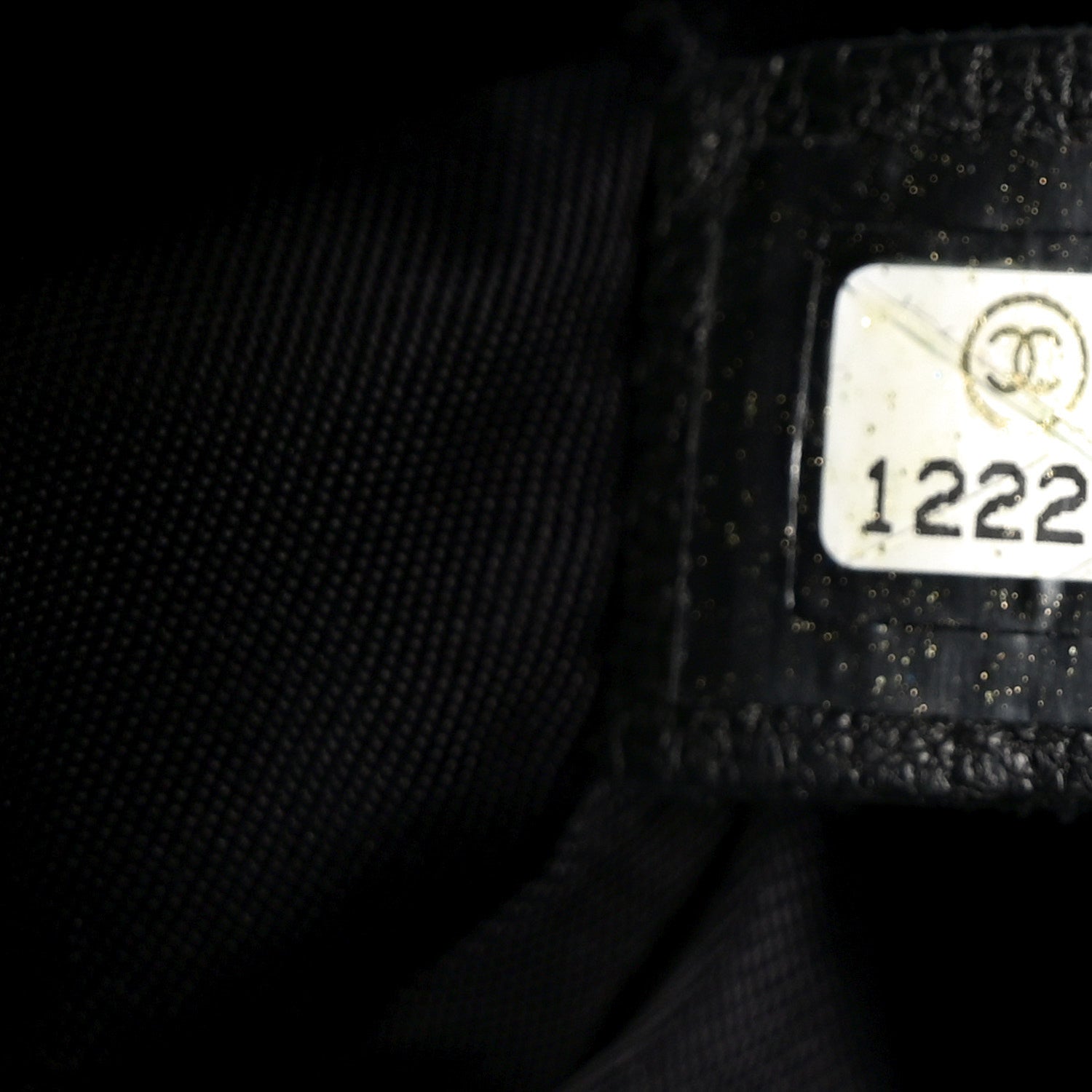 Chanel Coated Canvas Quilted Paris Biarritz Bowler Black 7 of 10
