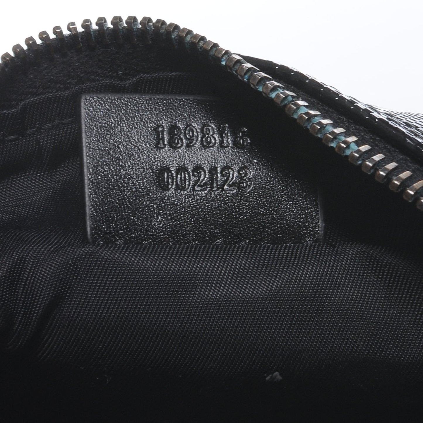 Guccissima Cosmetic Case Black