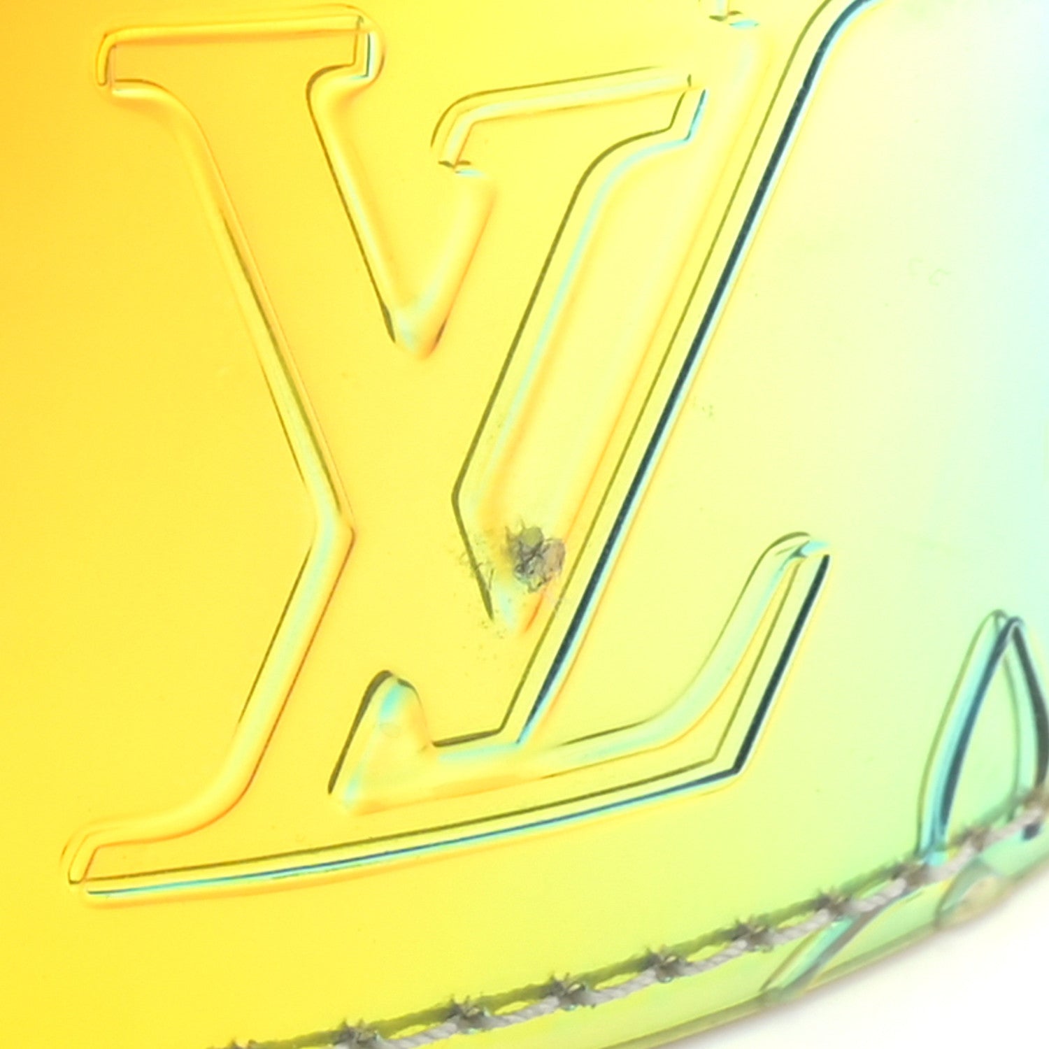 Louis Vuitton PVC Monogram 40mm LV Initiales Reversible Belt 85 34