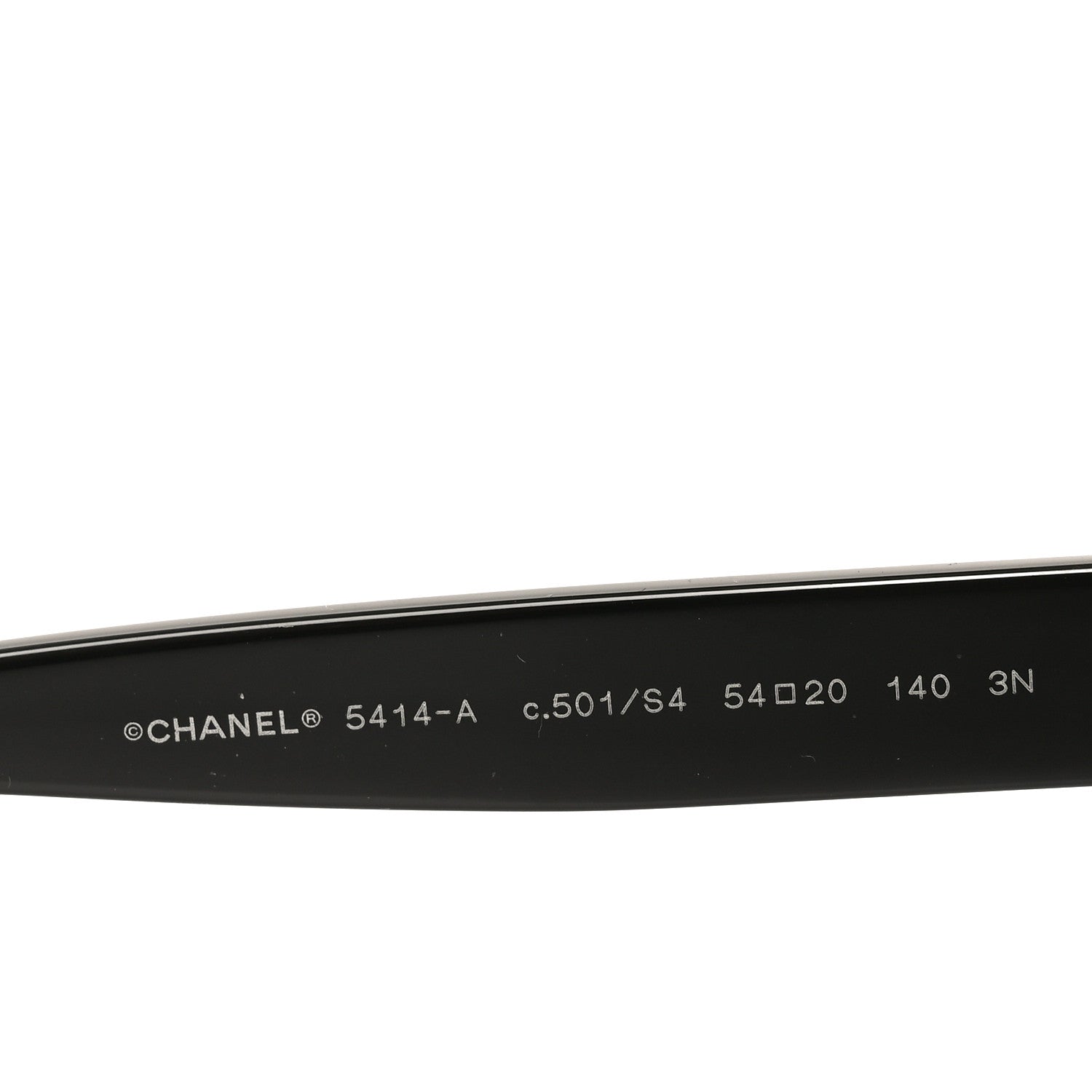 Chanel Acetate CC Butterfly Sunglasses 5414-A Black 5 of 7