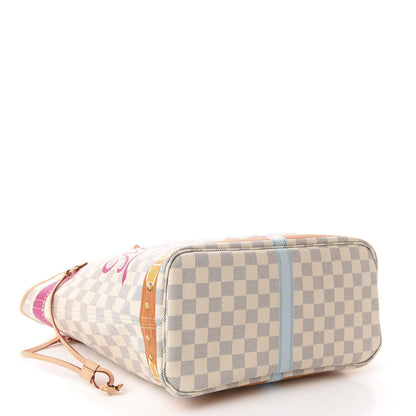 Louis Vuitton Damier Azur Summer Trunks Miami Neo Neverfull MM 4 of 10