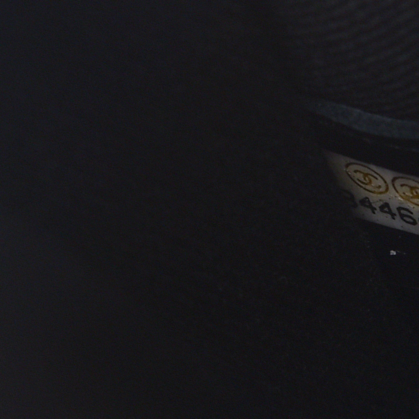 Perforated Calfskin Large Up In The Air Flap Black