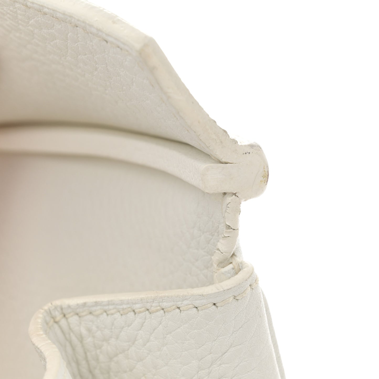 Taurillon Clemence JPG Birkin 42 White