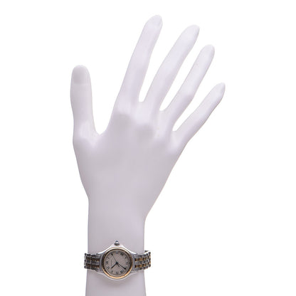 Cartier Stainless Steel 18K Yellow Gold 26mm Cougar Quartz Watch 3 of 6