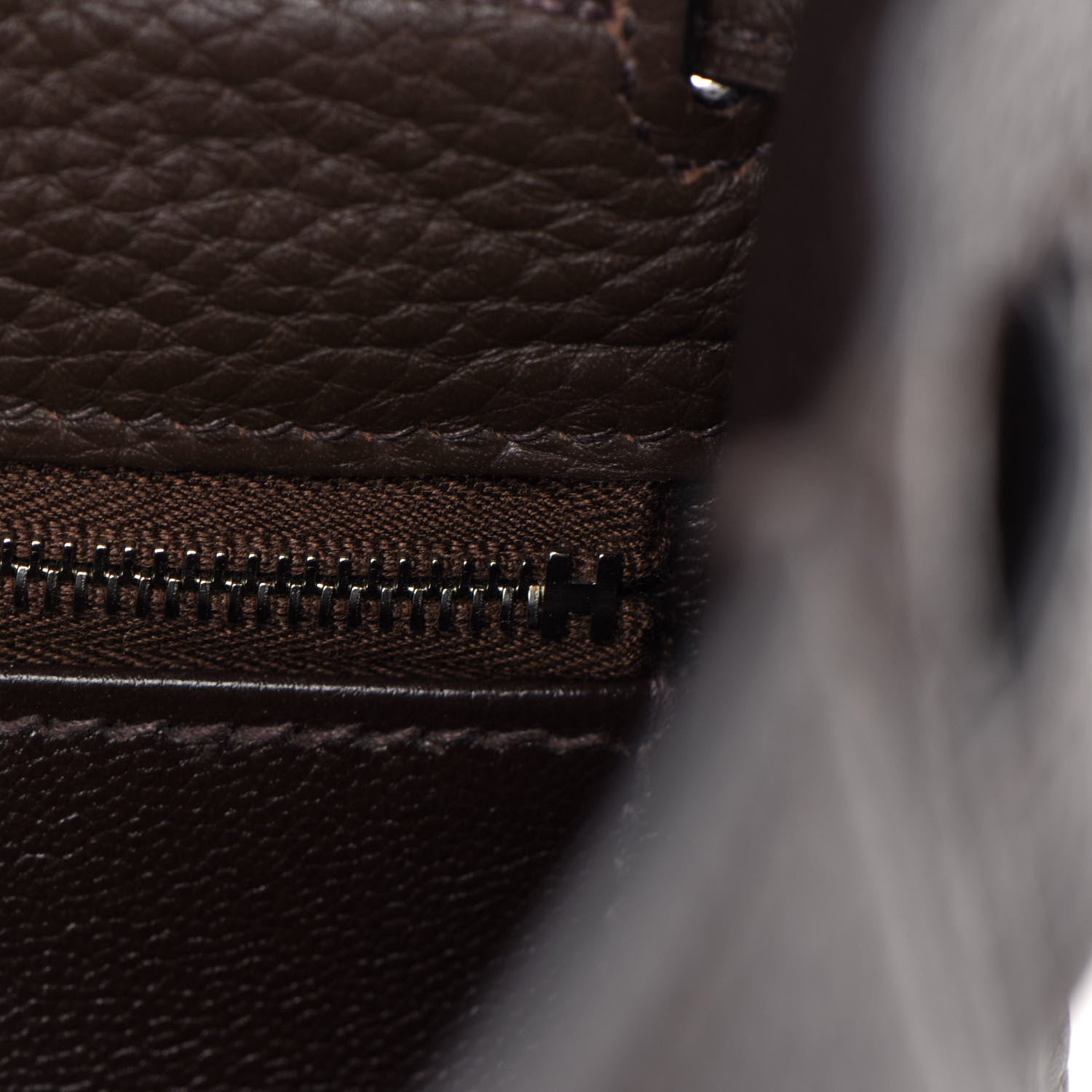 Hermes Taurillon Clemence Kelly Retourne 35 Chocolate 27 of 37