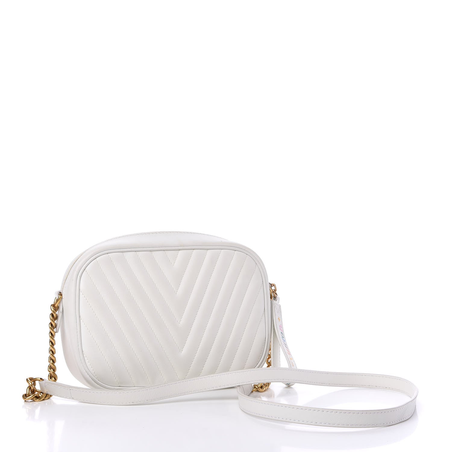 Louis Vuitton Calfskin New Wave Camera Bag White 3 of 9