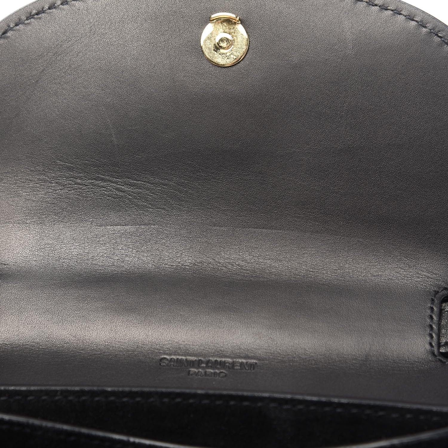 Saint Laurent Smooth Calfskin Mini Classic Monogram Kaia Satchel Black 12 of 15