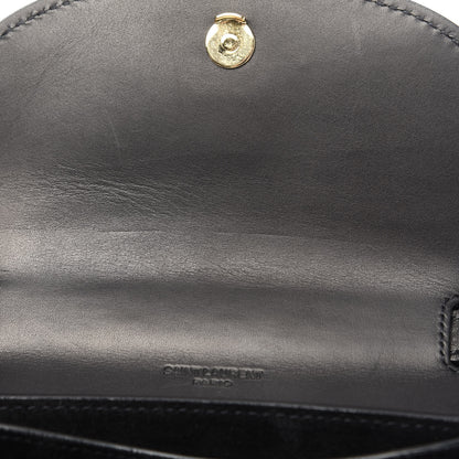 Saint Laurent Smooth Calfskin Mini Classic Monogram Kaia Satchel Black 12 of 15