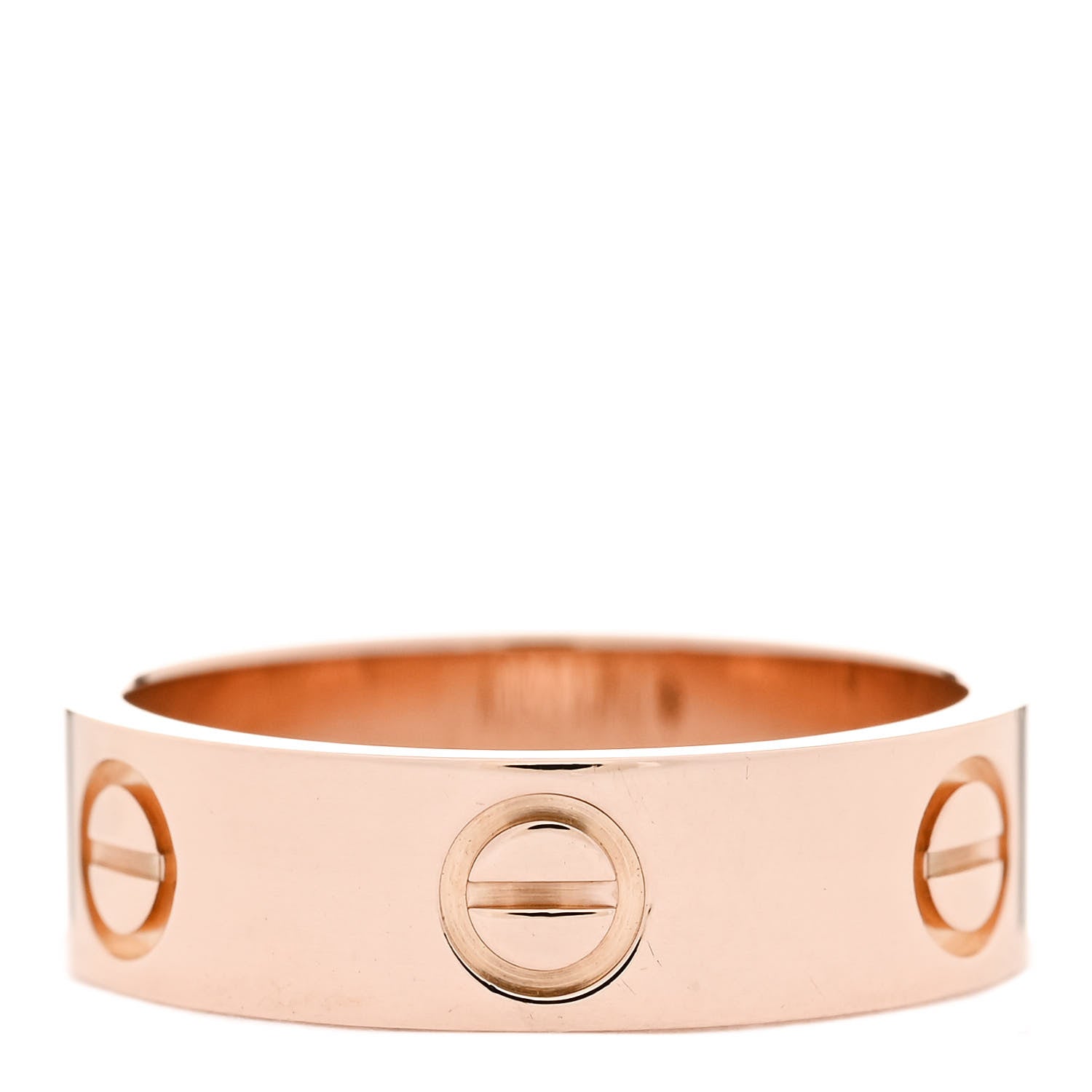 Cartier 18K Pink Gold 5.5mm LOVE Ring 53 6.5 3 of 5