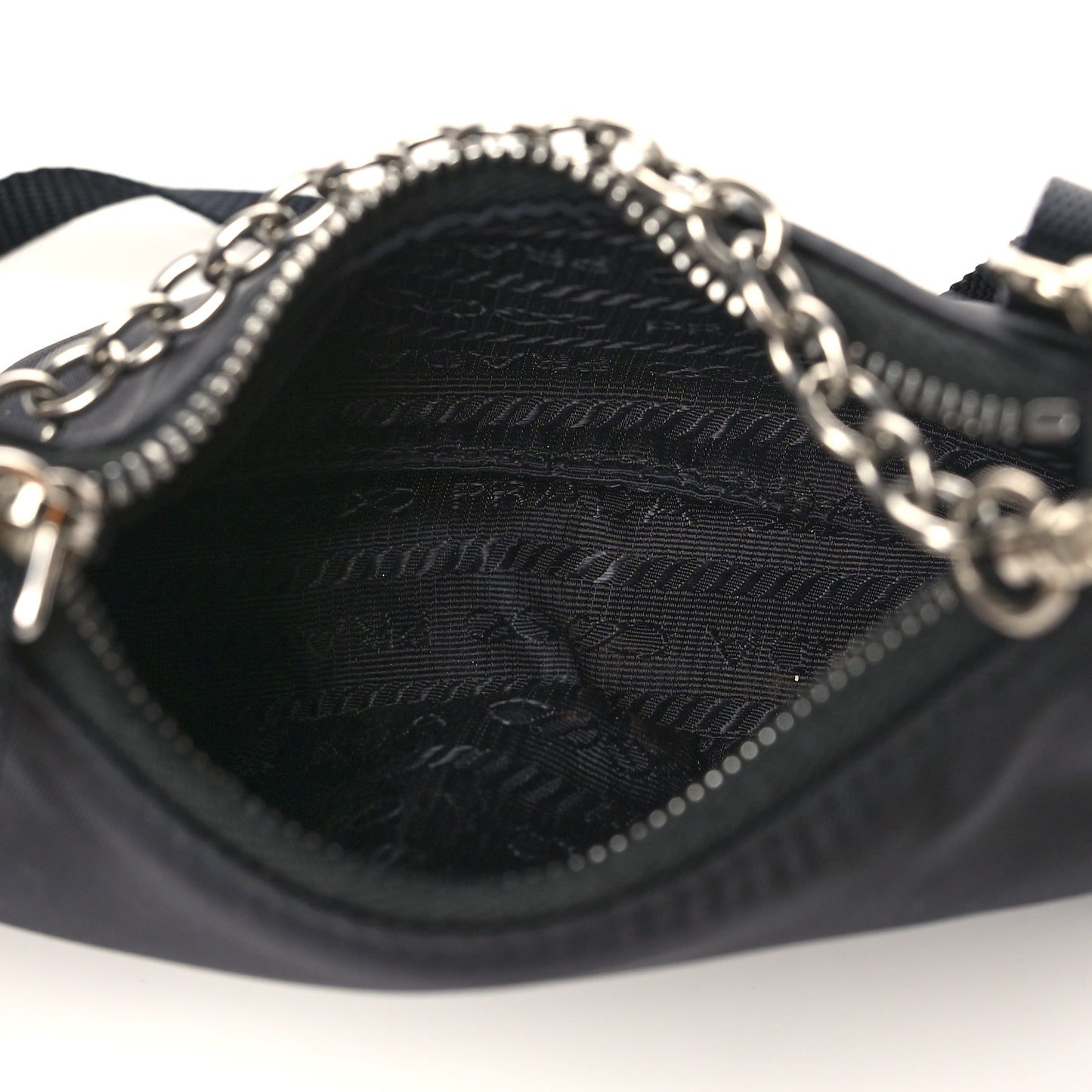 Tessuto Nylon Mini Re-Edition 2000 Shoulder Bag Black