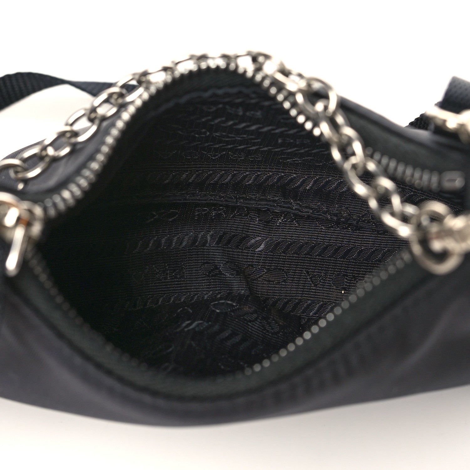 Prada Tessuto Nylon Mini Re-Edition 2000 Shoulder Bag Black 5 of 9