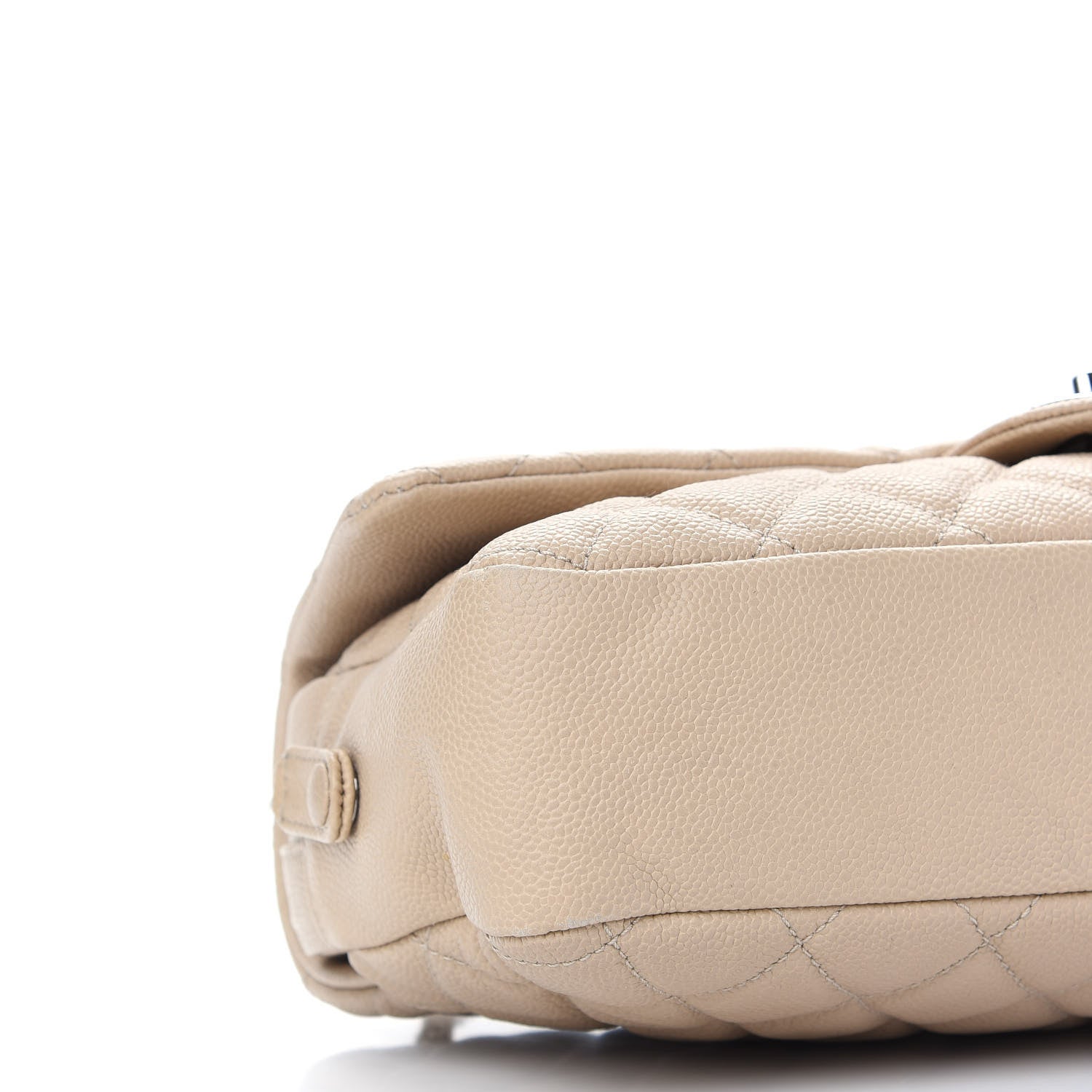 Chanel Caviar Quilted Jumbo Easy Flap Beige 8 of 9