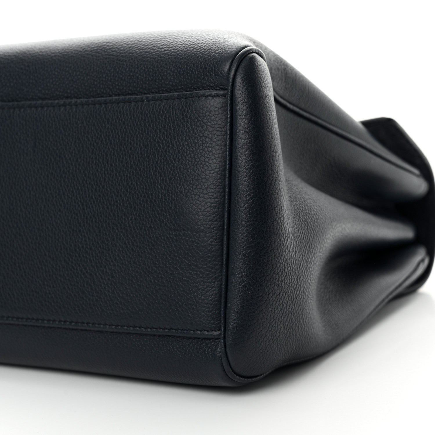 Celine Supple Grained Calfskin Medium Soft 16 Bag Navy Blue 10 of 13