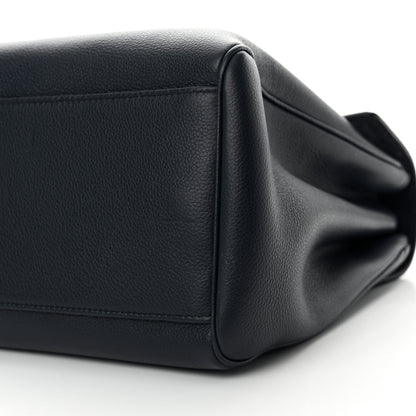 Celine Supple Grained Calfskin Medium Soft 16 Bag Navy Blue 10 of 13