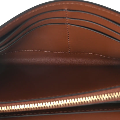 Burberry Vintage Check Grain Calfskin Halton Wallet Tan 5 of 8