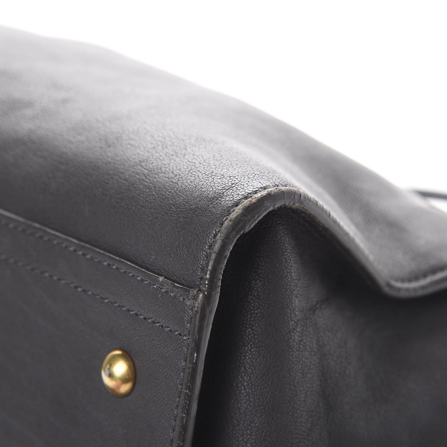 Saint Laurent Sheepskin Large Cabas ChYc Grey 9 of 21