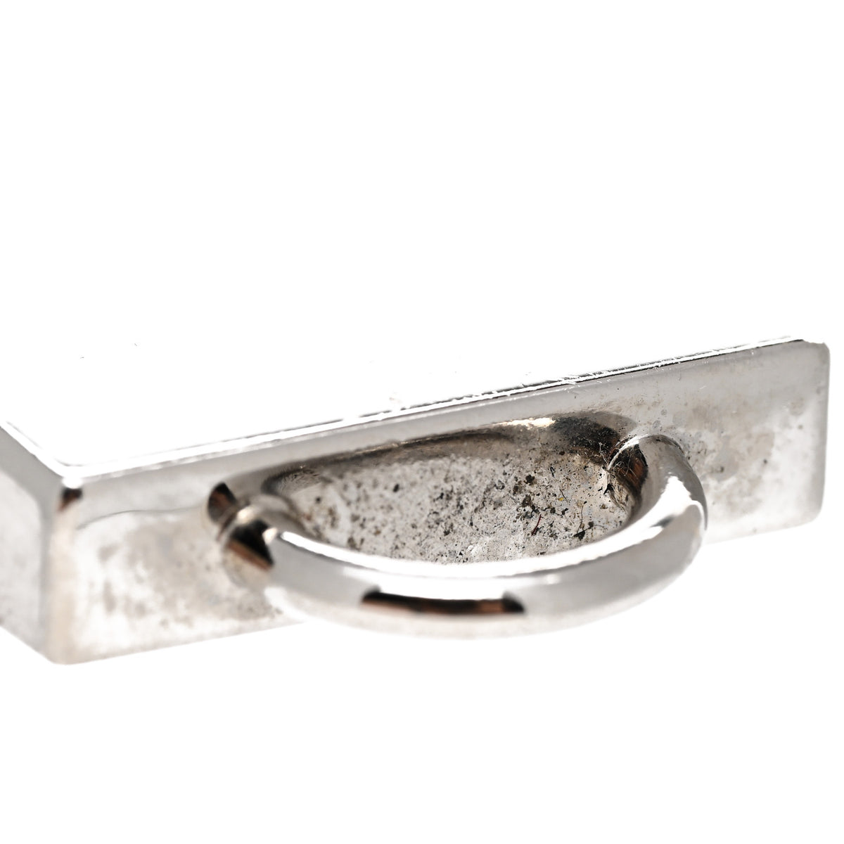 Hermes Lacquered Palladium Kelly Curiosite Charm Red 5 of 6