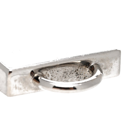Hermes Lacquered Palladium Kelly Curiosite Charm Red 5 of 6