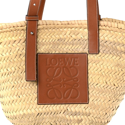 Loewe Raffia Basket Tote Bag Natural Tan 7 of 9