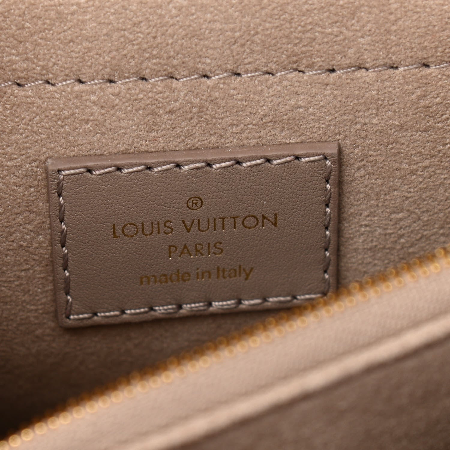Louis Vuitton Calfskin LV New Wave Chain Bag Taupe 8 of 10