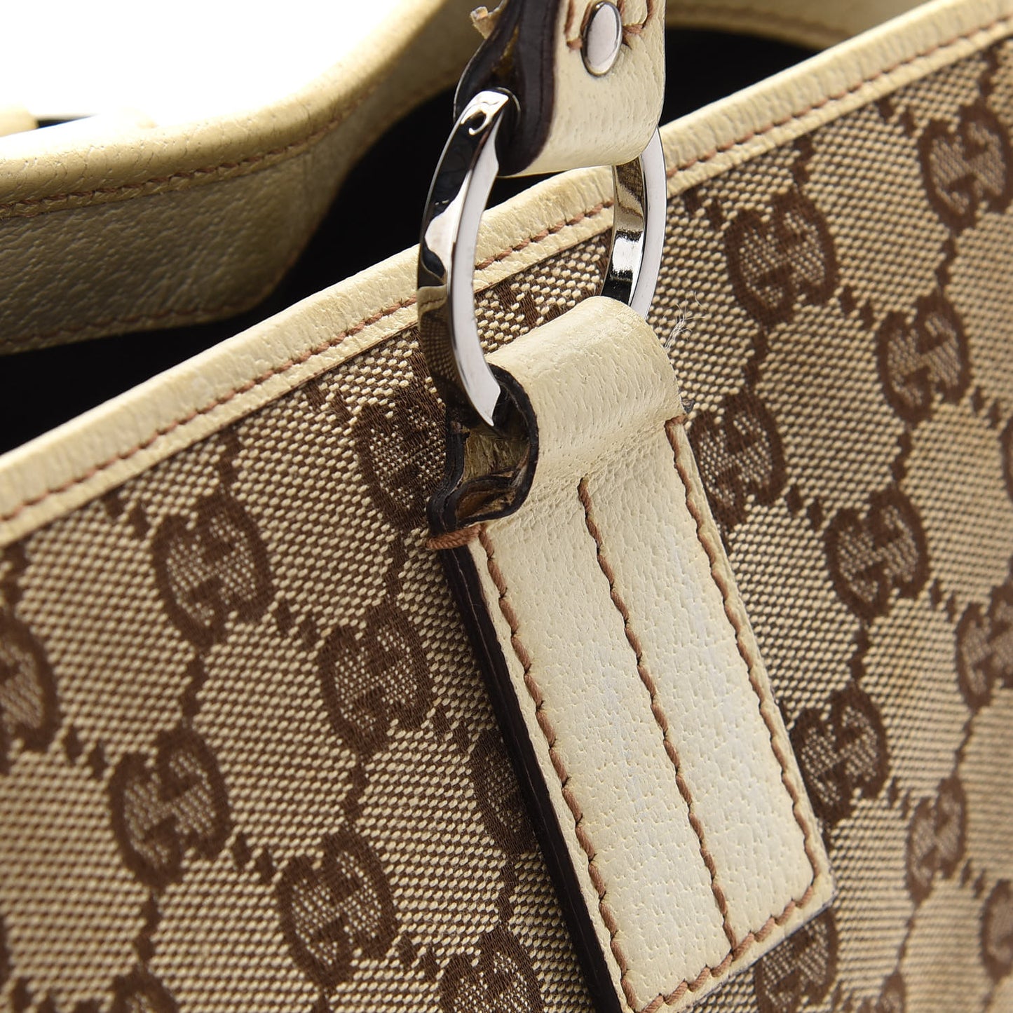 Monogram Large Tote Off White