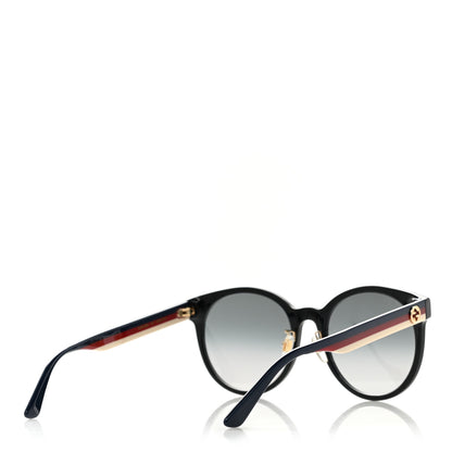 Gucci Acetate GG Web Round Eye Sunglasses GG0854SK Black 4 of 9