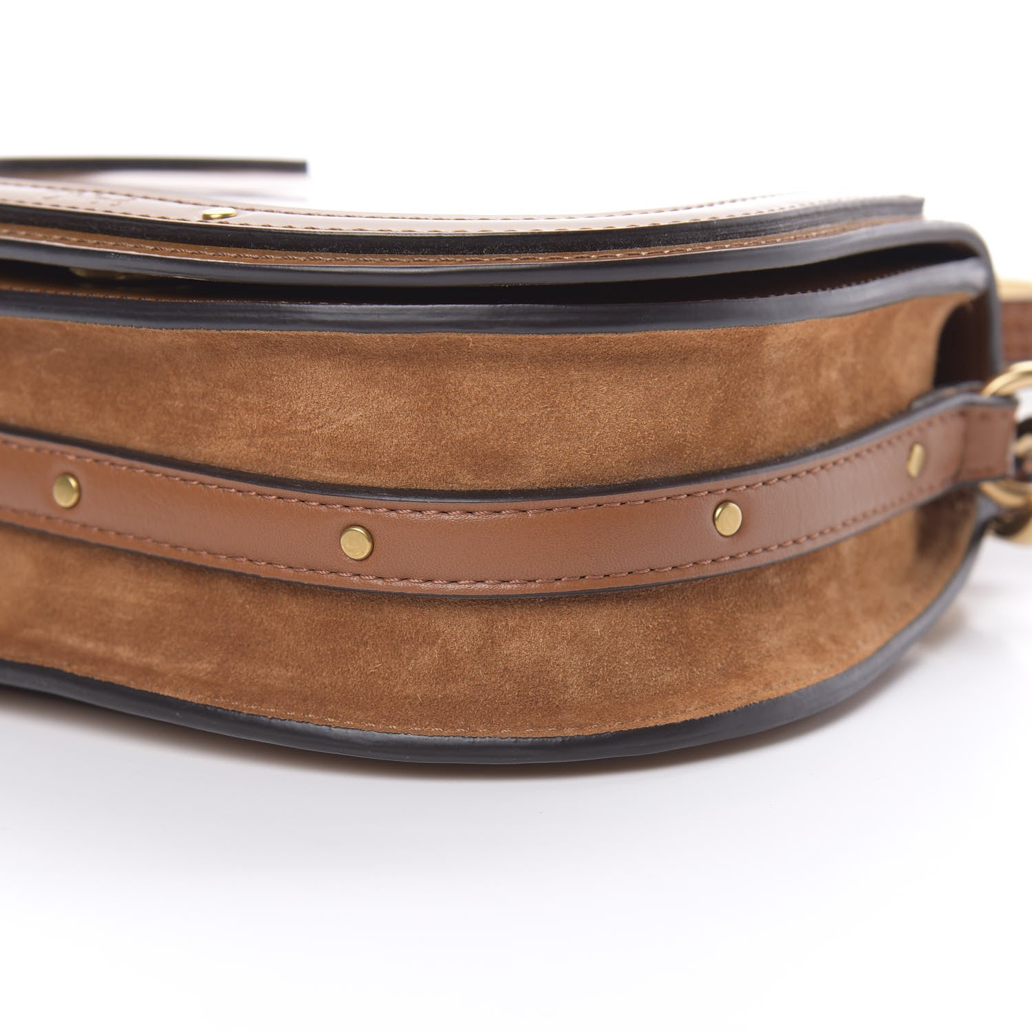 Chloe Spazzolato Sfumato Small Nile Bracelet Bag Caramel 10 of 10