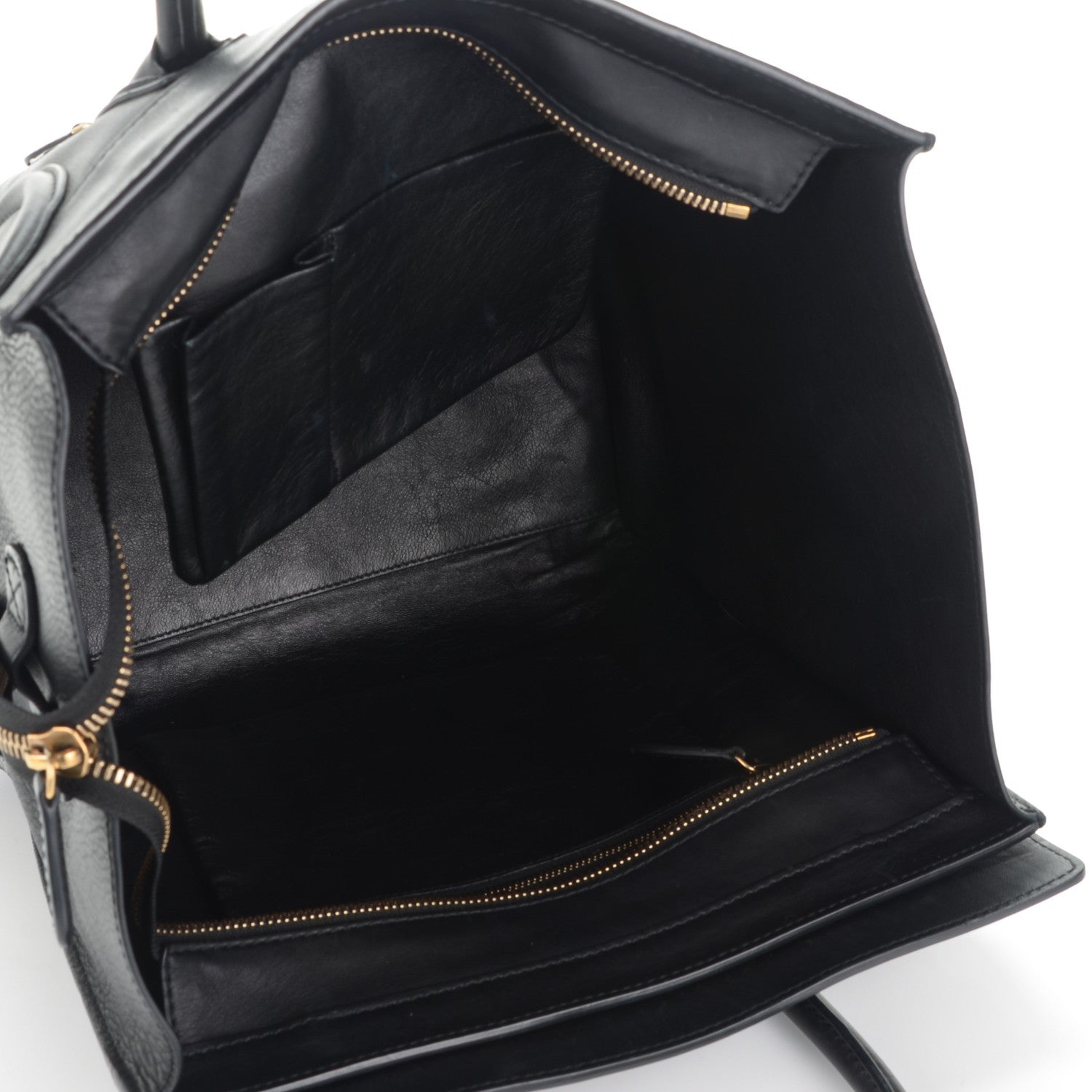 Celine Smooth Calfskin Mini Luggage Black 5 of 8