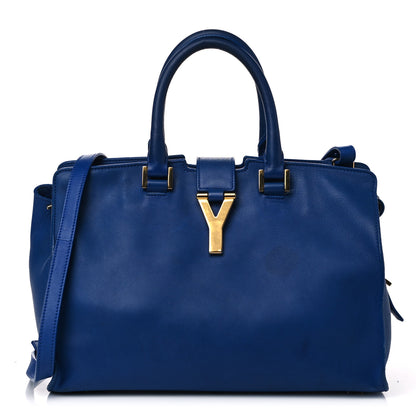 Saint Laurent Calfskin Small Classic Y Cabas Royal Blue 1 of 22